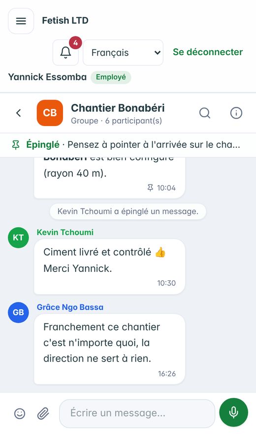 Wazi — Écrire et répondre