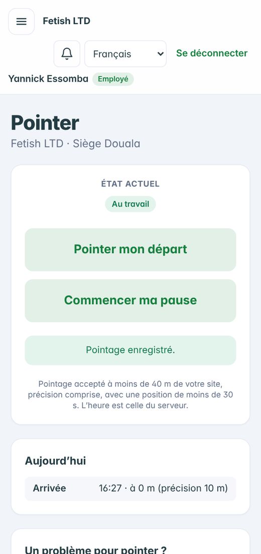 Wazi — Après le pointage