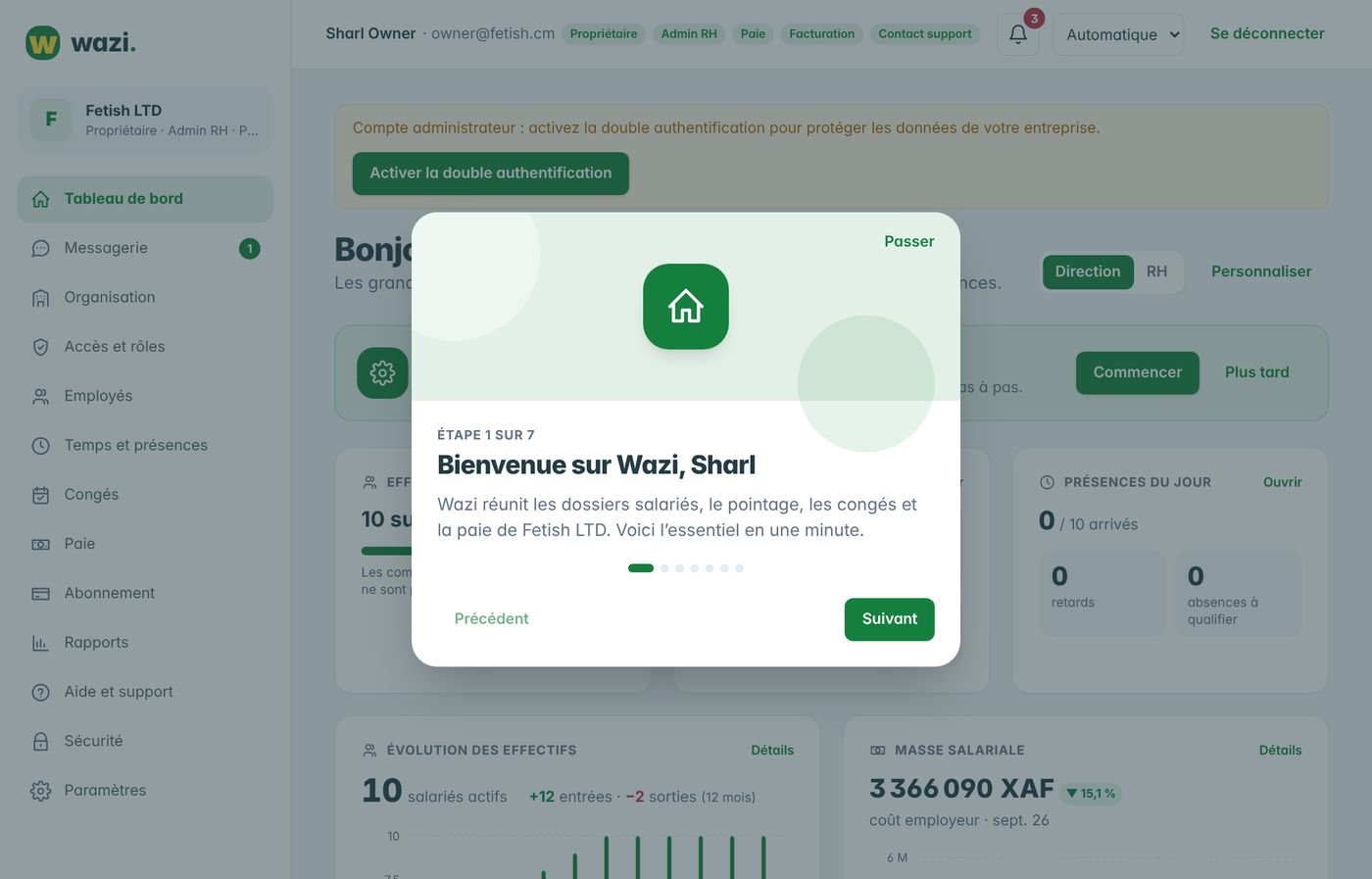 Wazi — La présentation de l’application