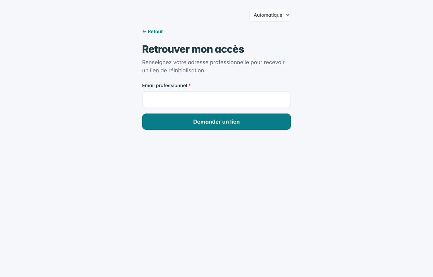 Wazi — Retrouver son accès